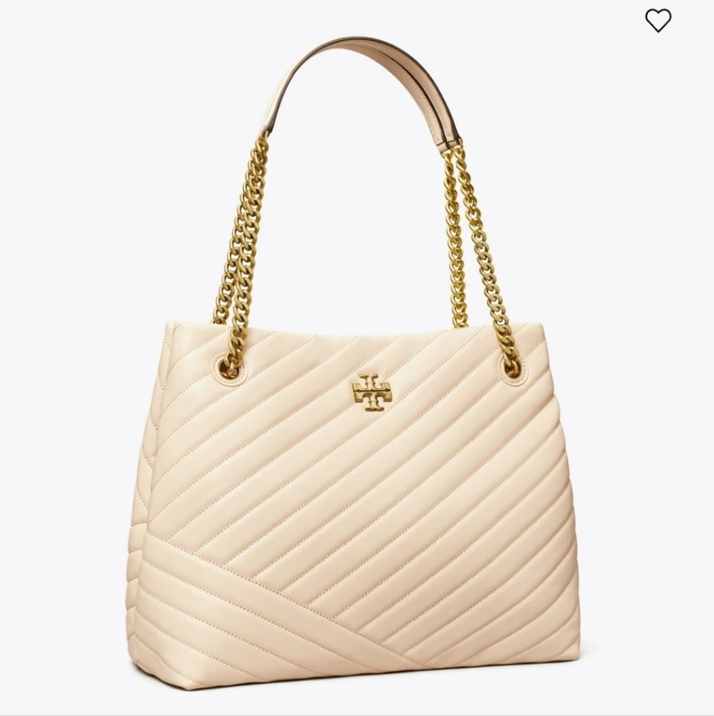 NWT Tory Burch Cream Quilted Women's Bag Retail$660